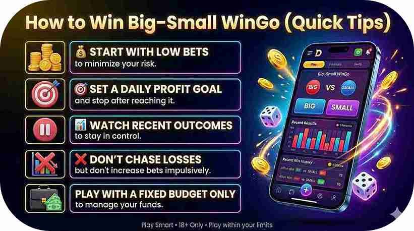How to Win Big–Small WinGo in daman game app